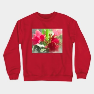 Pink Oleander Crewneck Sweatshirt